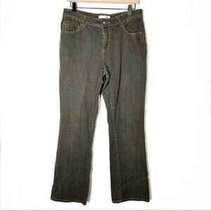 Chico's Olive Straight Leg Jeans